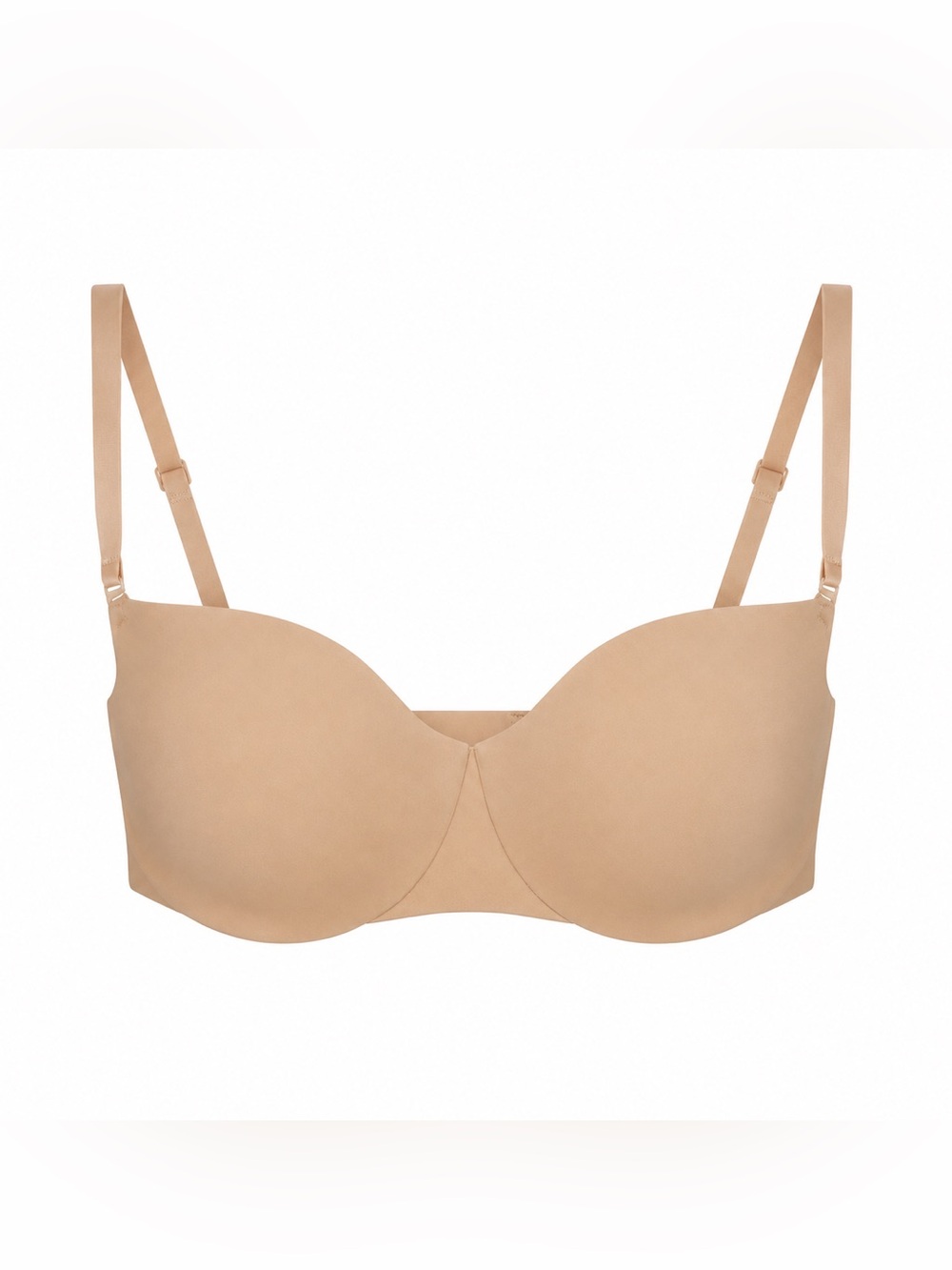 SKIMS | Smoothing Intimates Unlined Strapless Bra | 32DDD | Nude